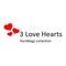 3 Love Hearts Handbags